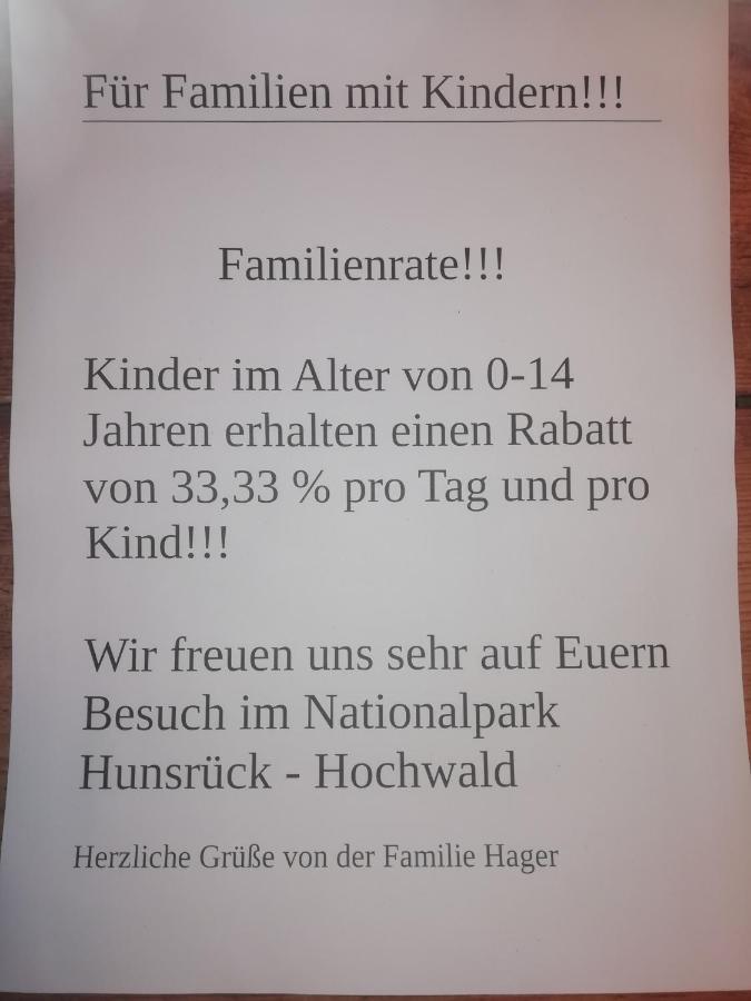 4 Sterne Ferienhaus Ambiente Hager Villa Allenbach Bagian luar foto